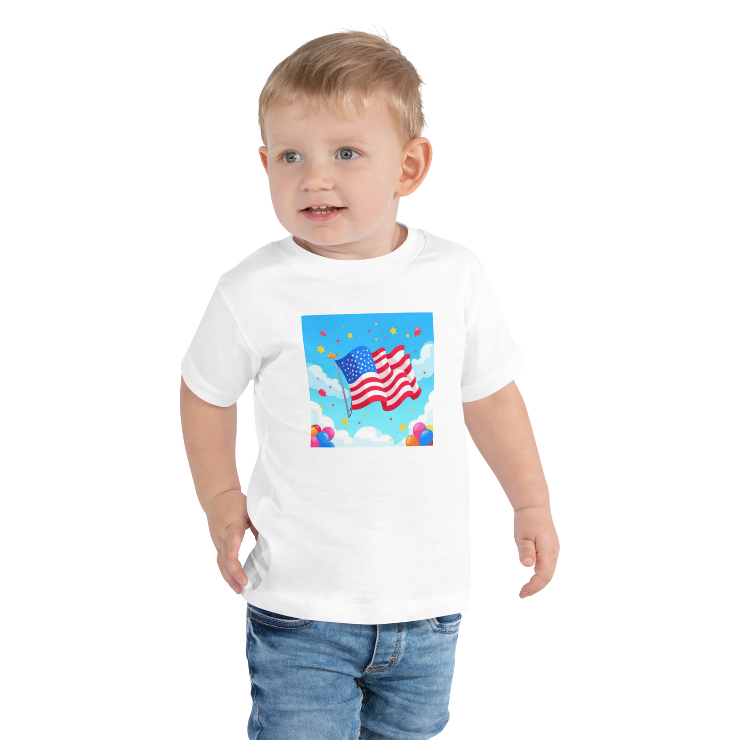 4th of July - toddler tee