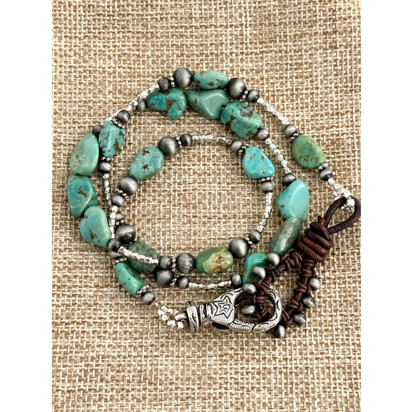 Southwest Horizon Convertible Turquoise Necklace & Bracelet