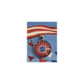 21" Patriotic Bead Crochet Necklace - Choose Your Pendant