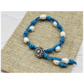 Pearls & Suede Bracelet - Mandala