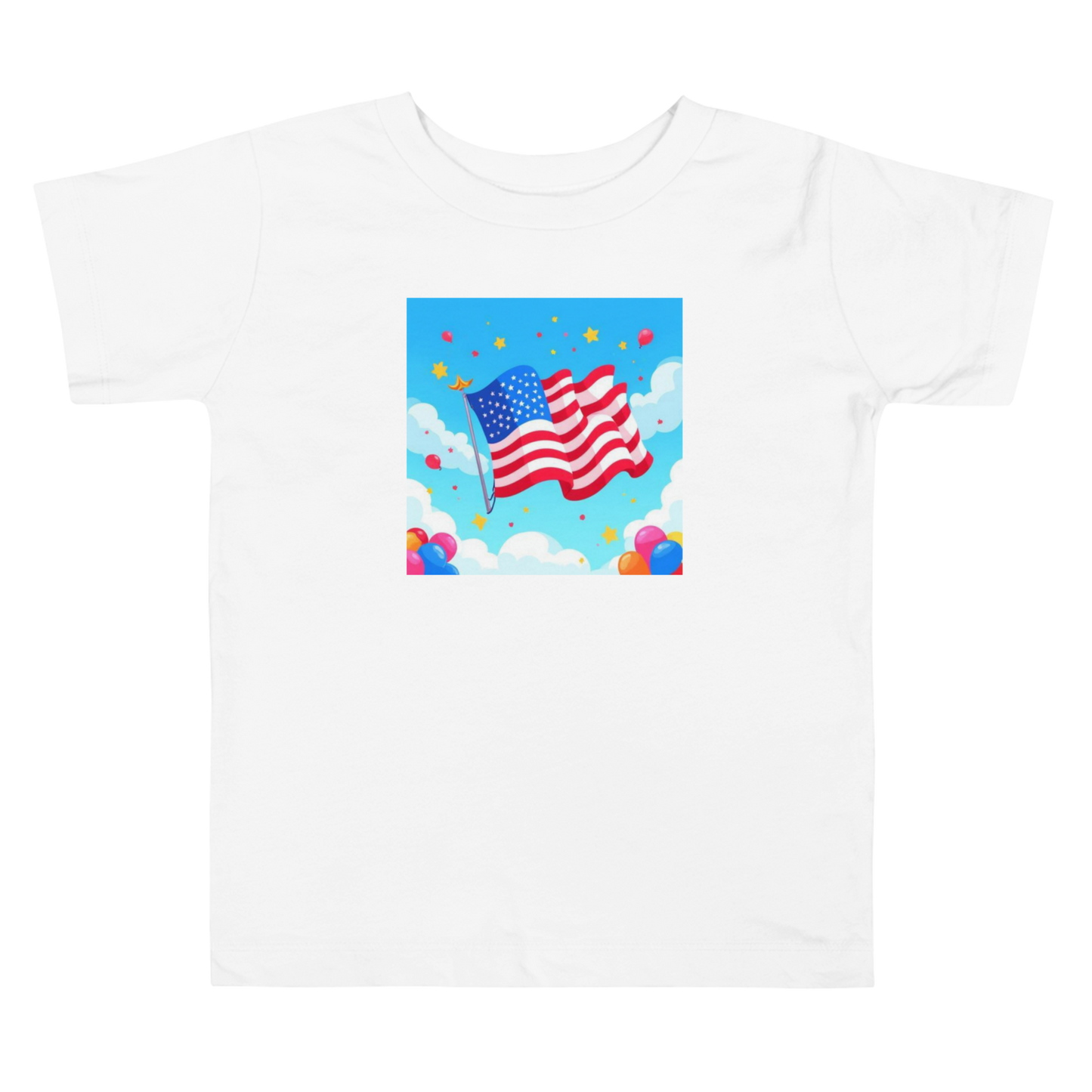 4th of July - toddler tee