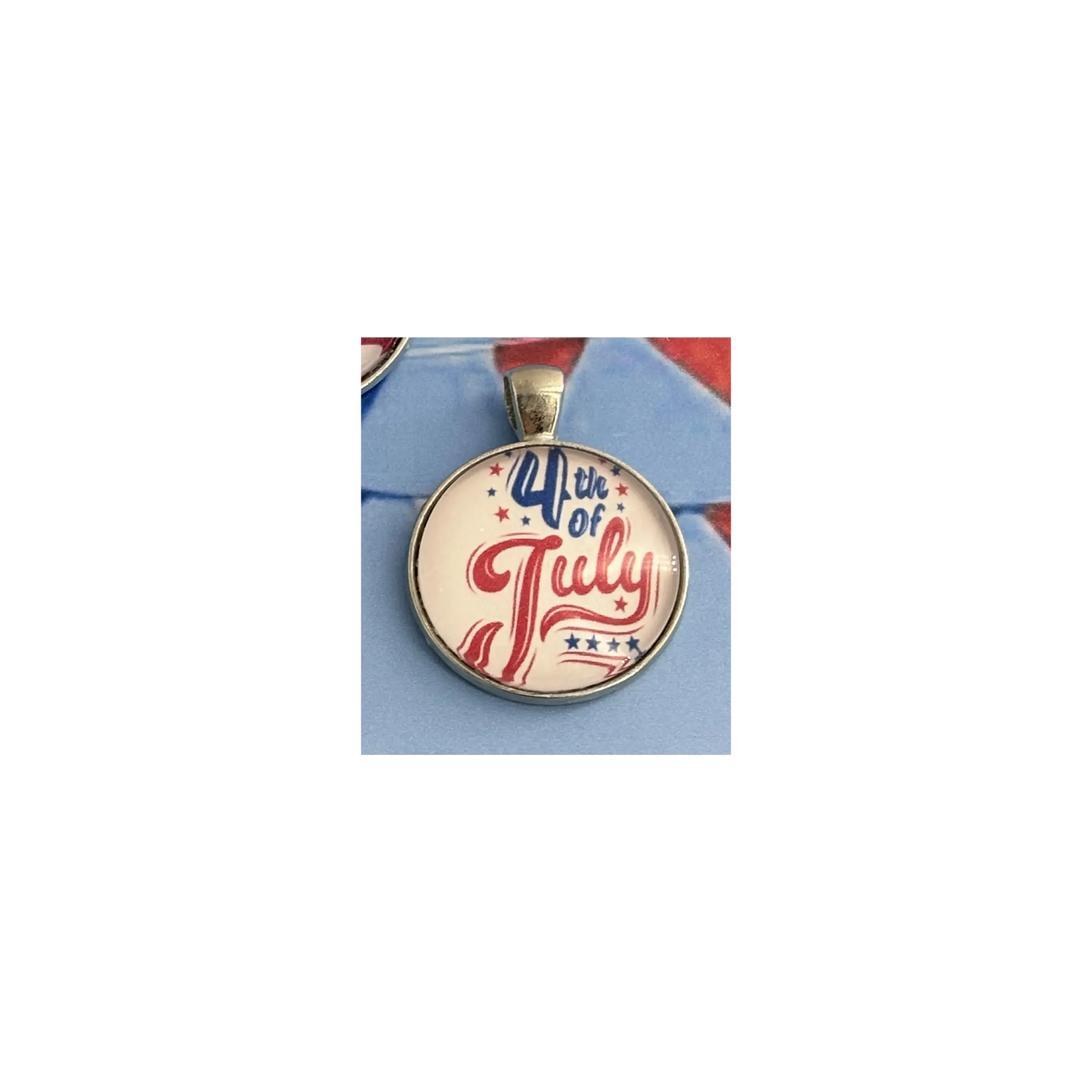 Customizable Distressed Brown Leather Patriotic Choker – Choose Your Pendant